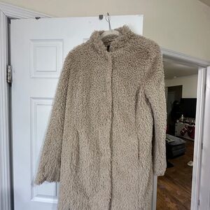 Kenneth Cole Cream Teddy Jacket